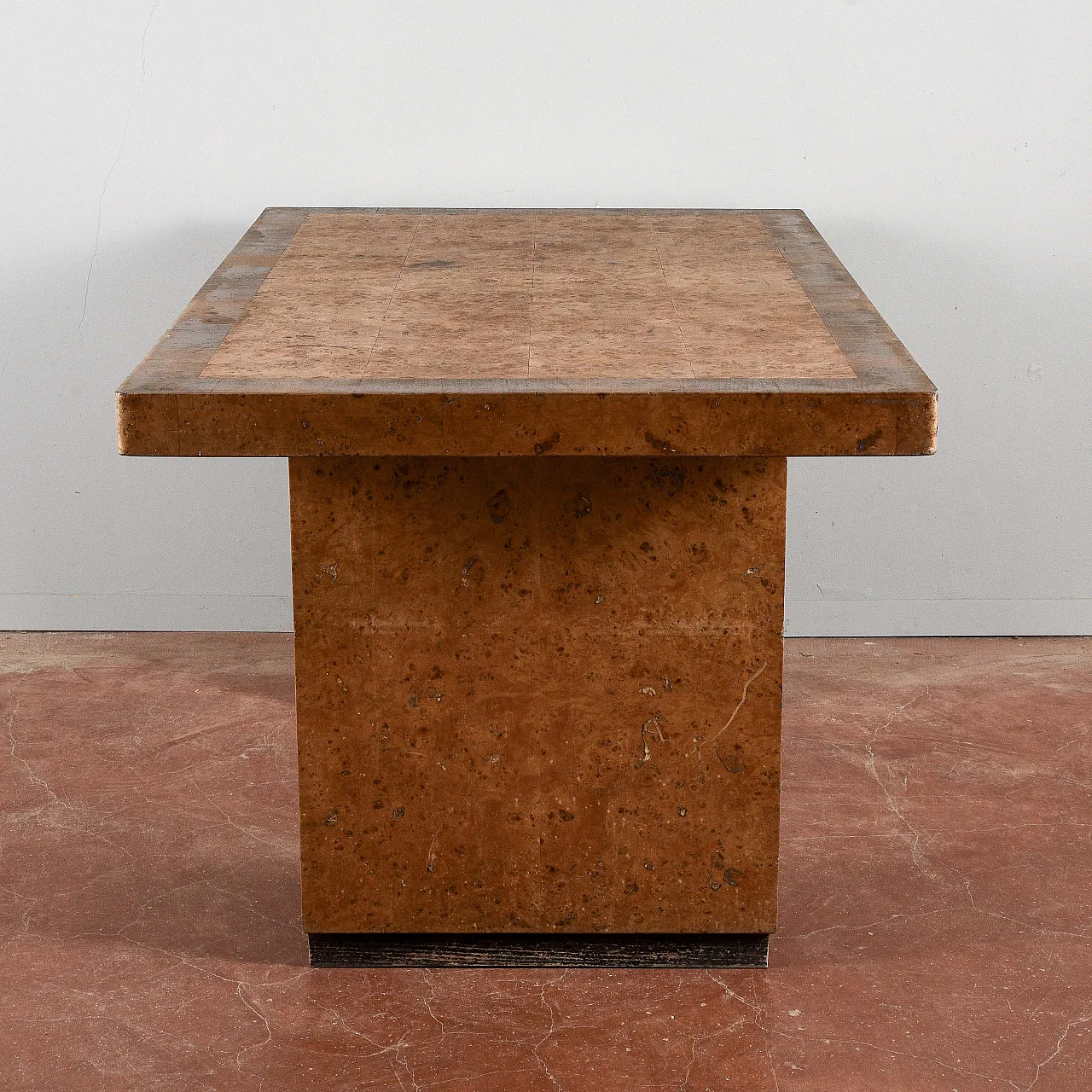 Maple-root dining table, mid-20th century 3