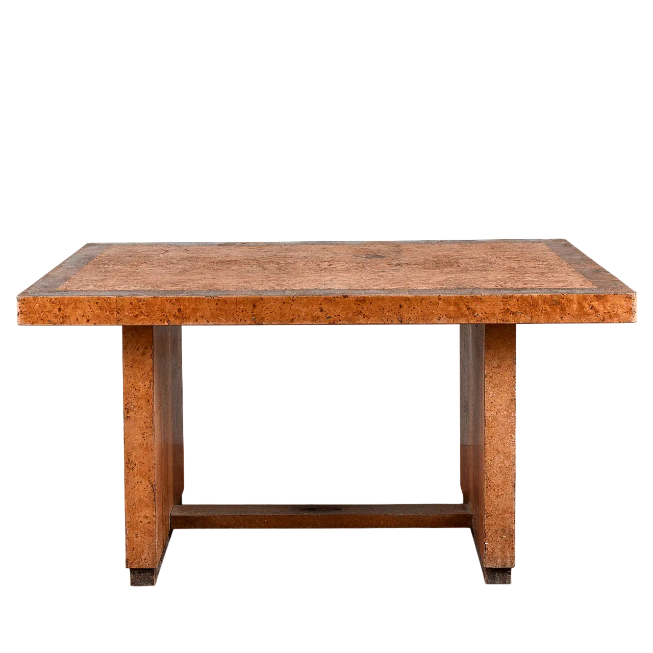 Maple-root dining table, mid-20th century 9