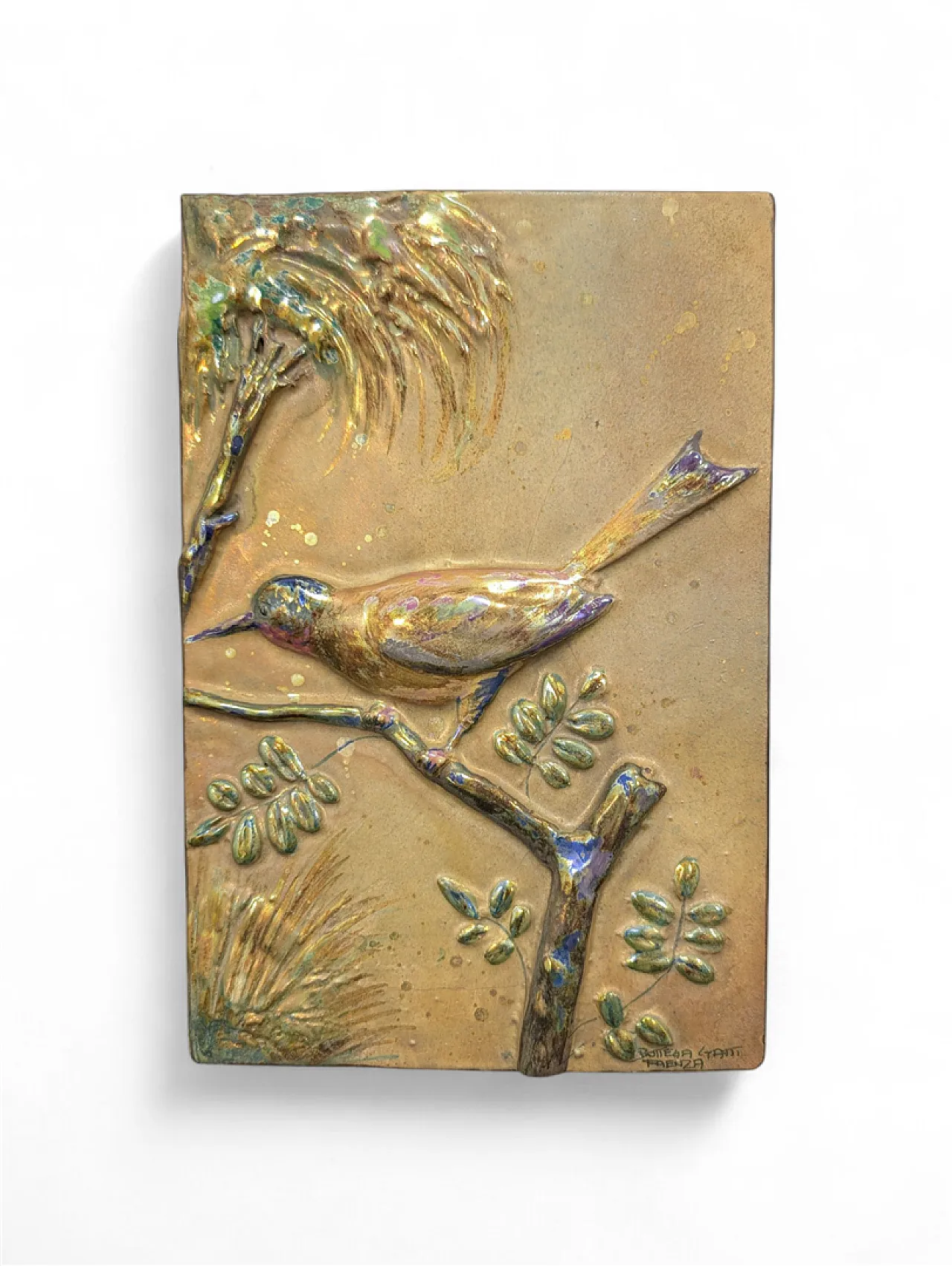 Pair of ceramics by Bottega Gatti, Faenza, 60s 2