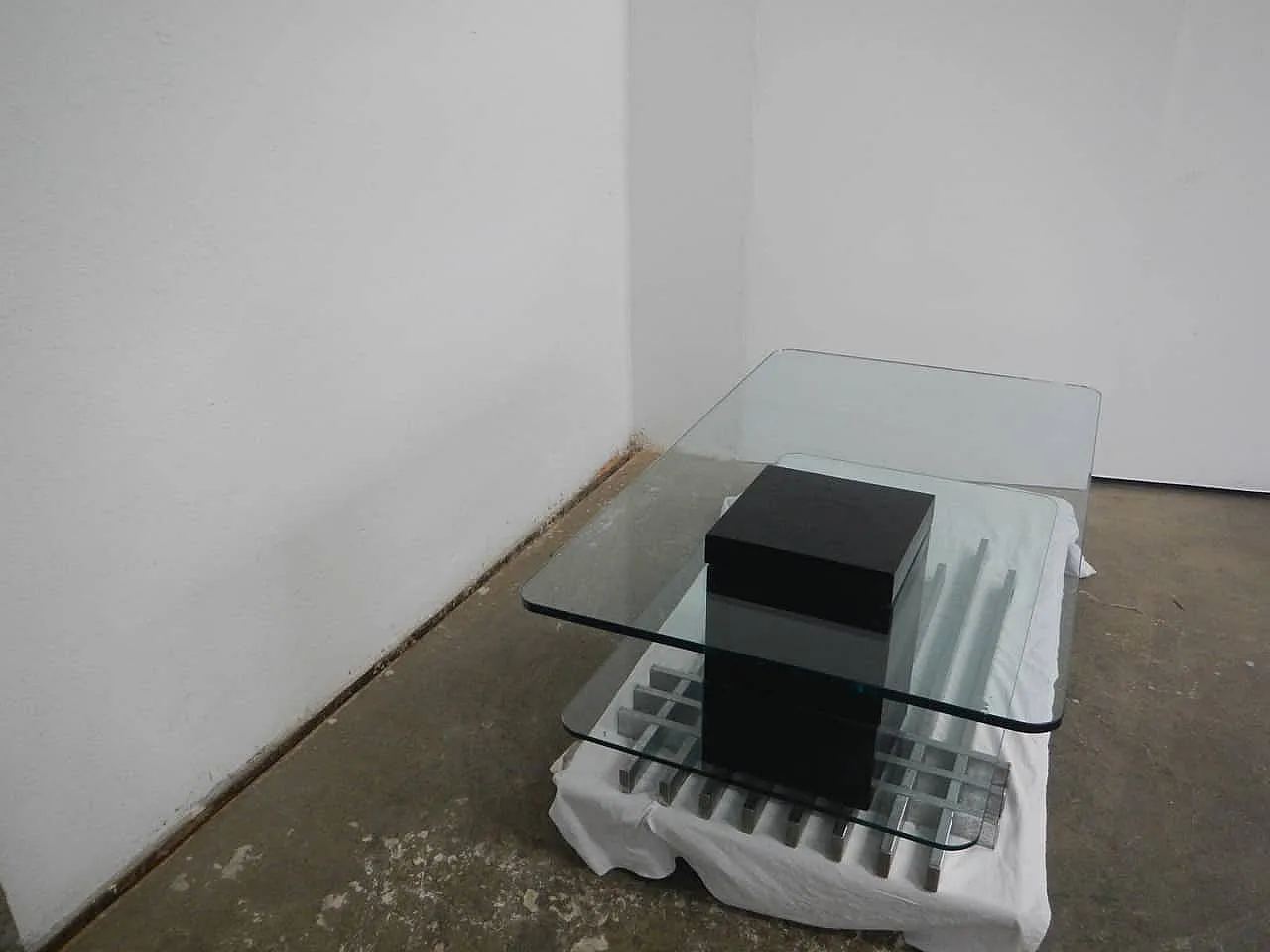 Tavolino con vetro temperato Stile Dassi 1960 5