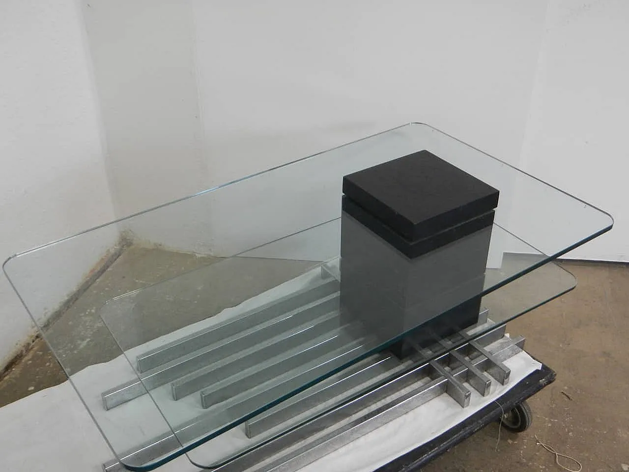 Tavolino con vetro temperato Stile Dassi 1960 7