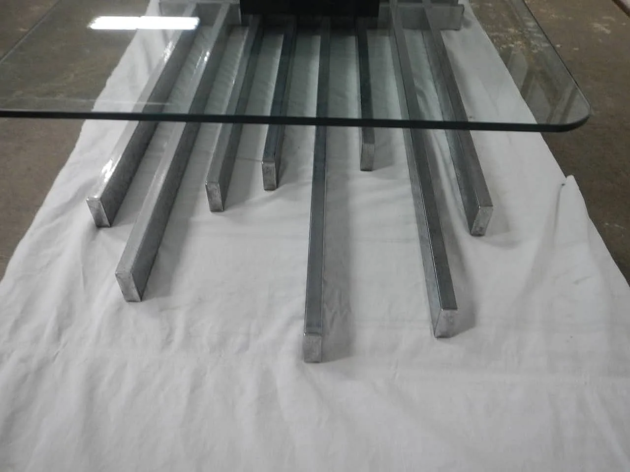 Tavolino con vetro temperato Stile Dassi 1960 11