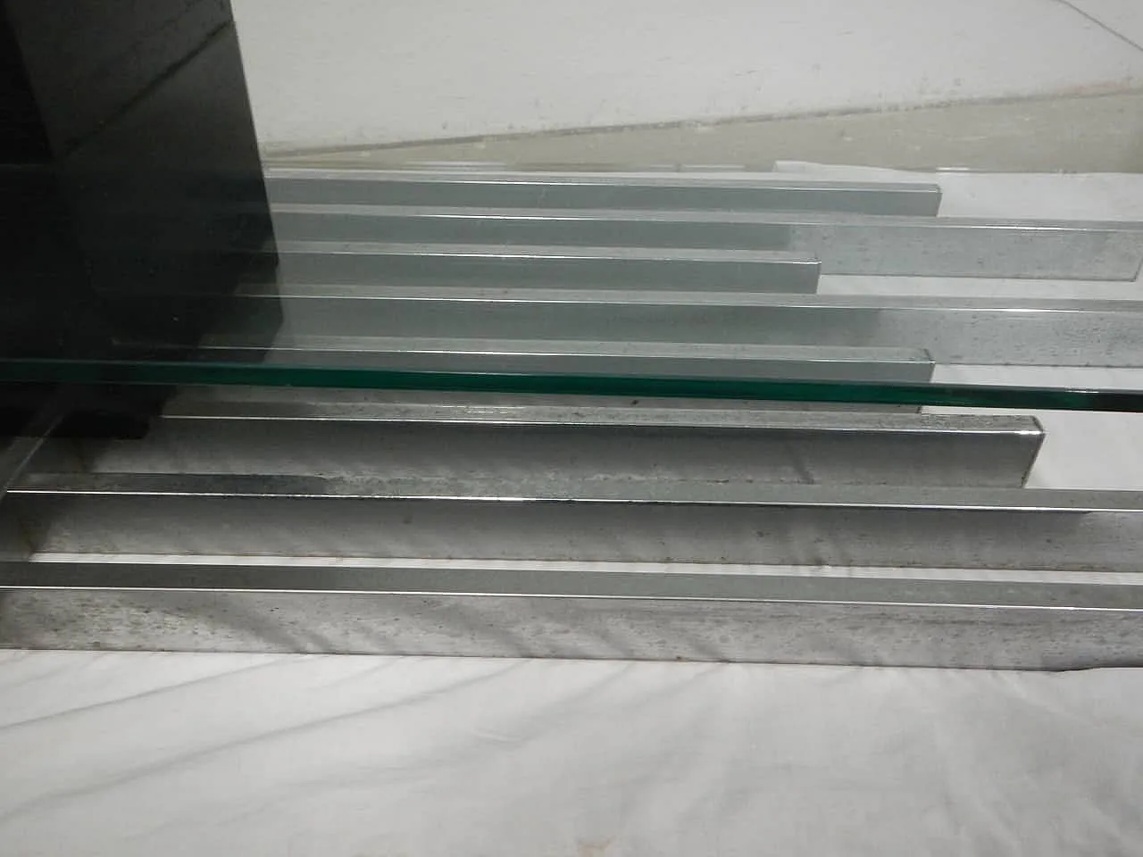 Tavolino con vetro temperato Stile Dassi 1960 12