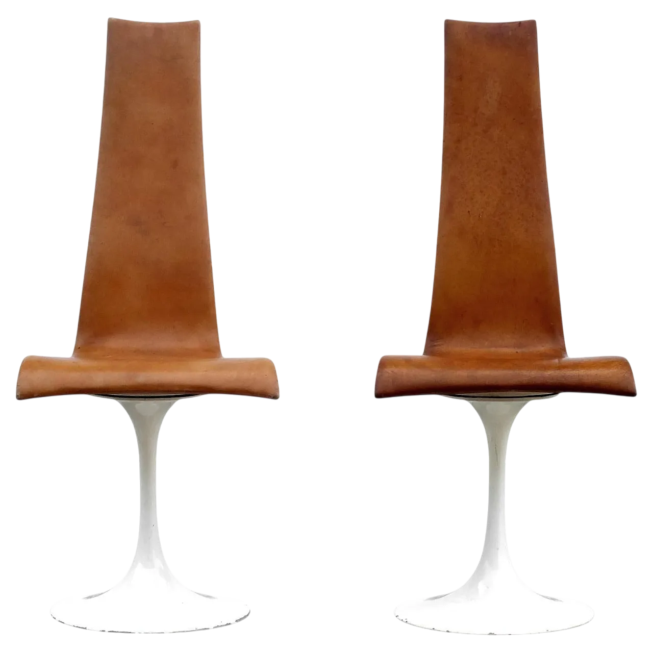 One of two sculptural chairs by Haberli Teo Alfredo, 1960s 10