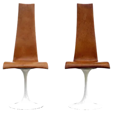 One of two sculptural chairs by Haberli Teo Alfredo, 1960s