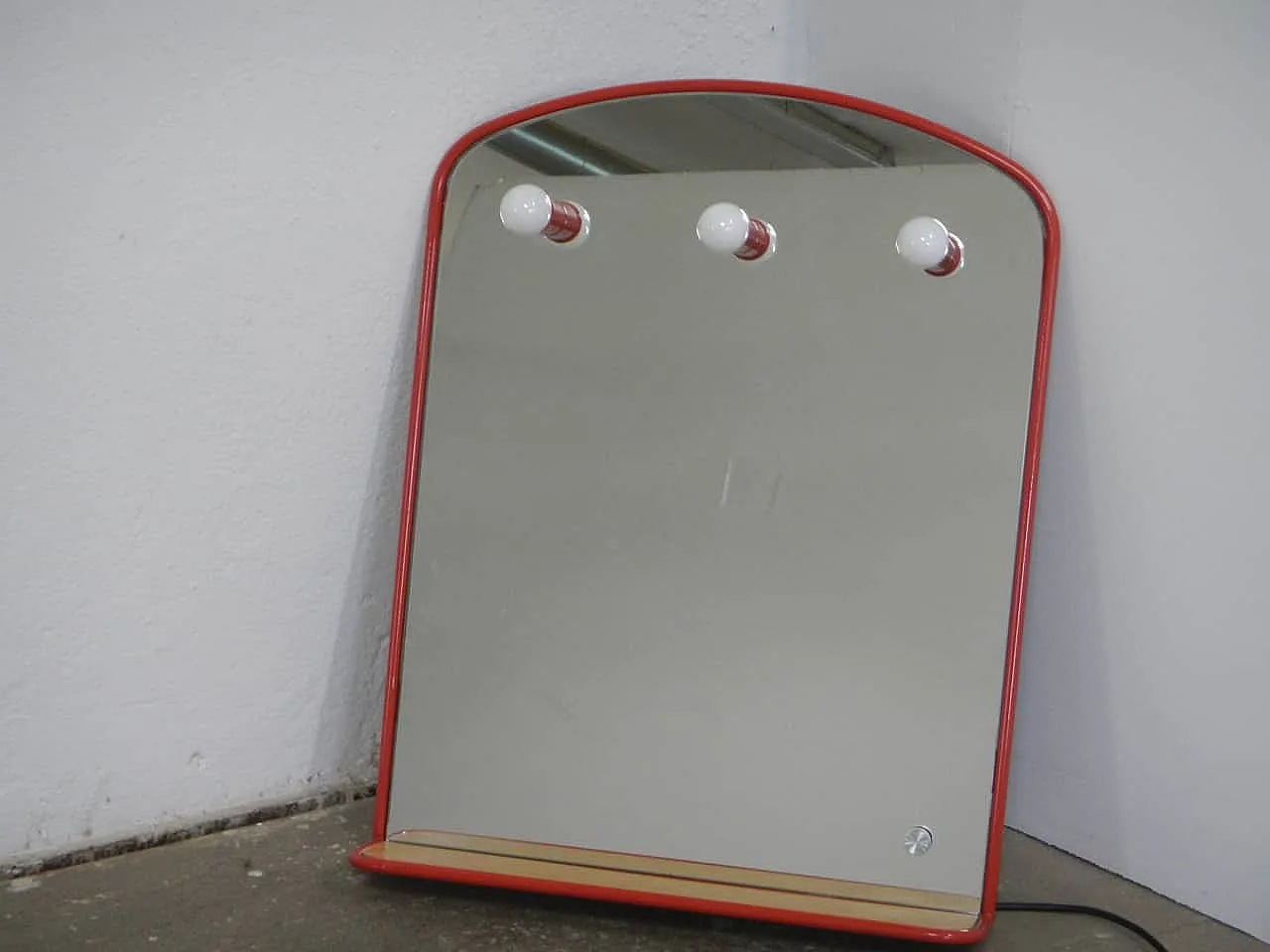 Specchio con mensola 1970 1