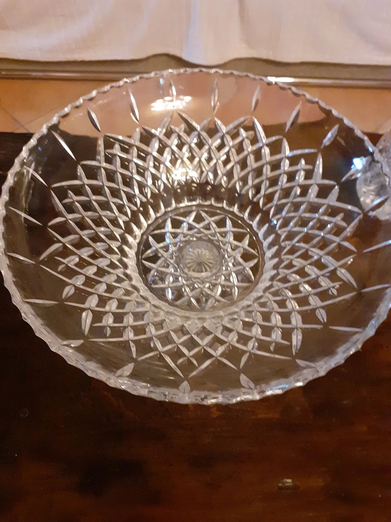 Centerpiece in Boemia crystal, 70s 18