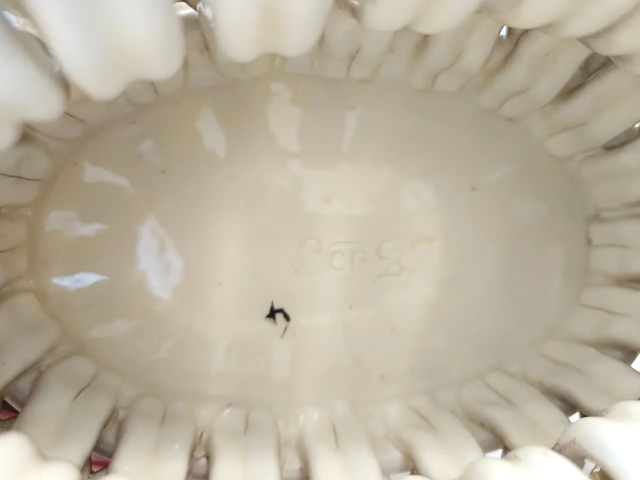 Fruttiera o centrotavola in ceramica di Charles de Boissimon, Francia 11