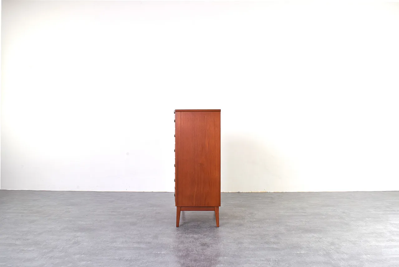 Mid-Century Danish Teak Chest of Drawers, 1960s 6