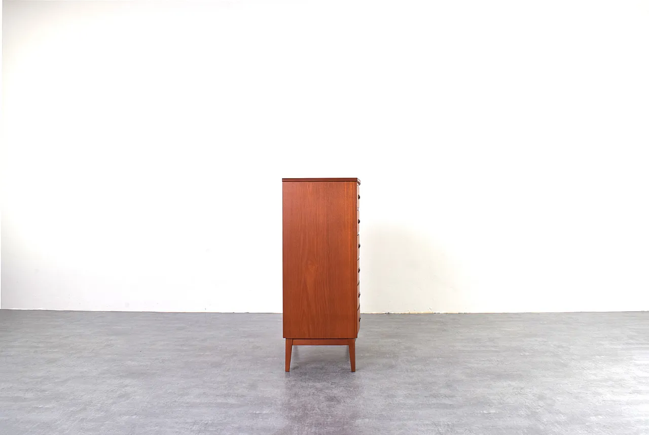Mid-Century Danish Teak Chest of Drawers, 1960s 7