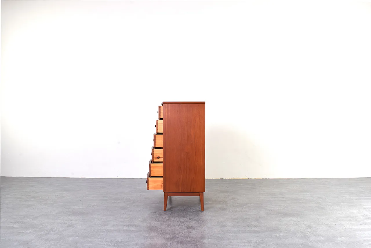 Mid-Century Danish Teak Chest of Drawers, 1960s 8