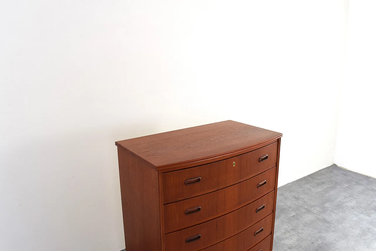Mid-Century Danish Teak Chest of Drawers, 1960s 15