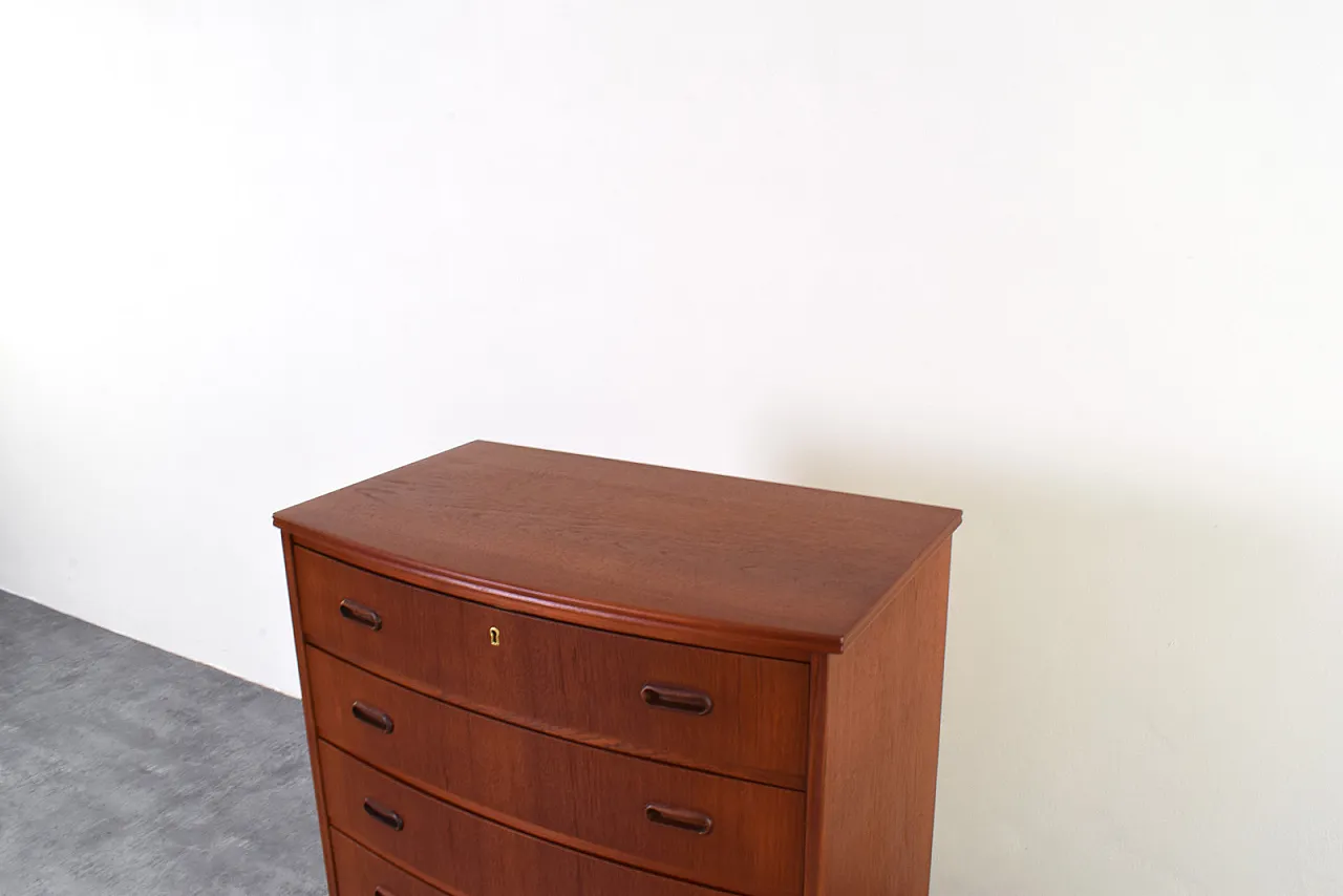 Mid-Century Danish Teak Chest of Drawers, 1960s 16
