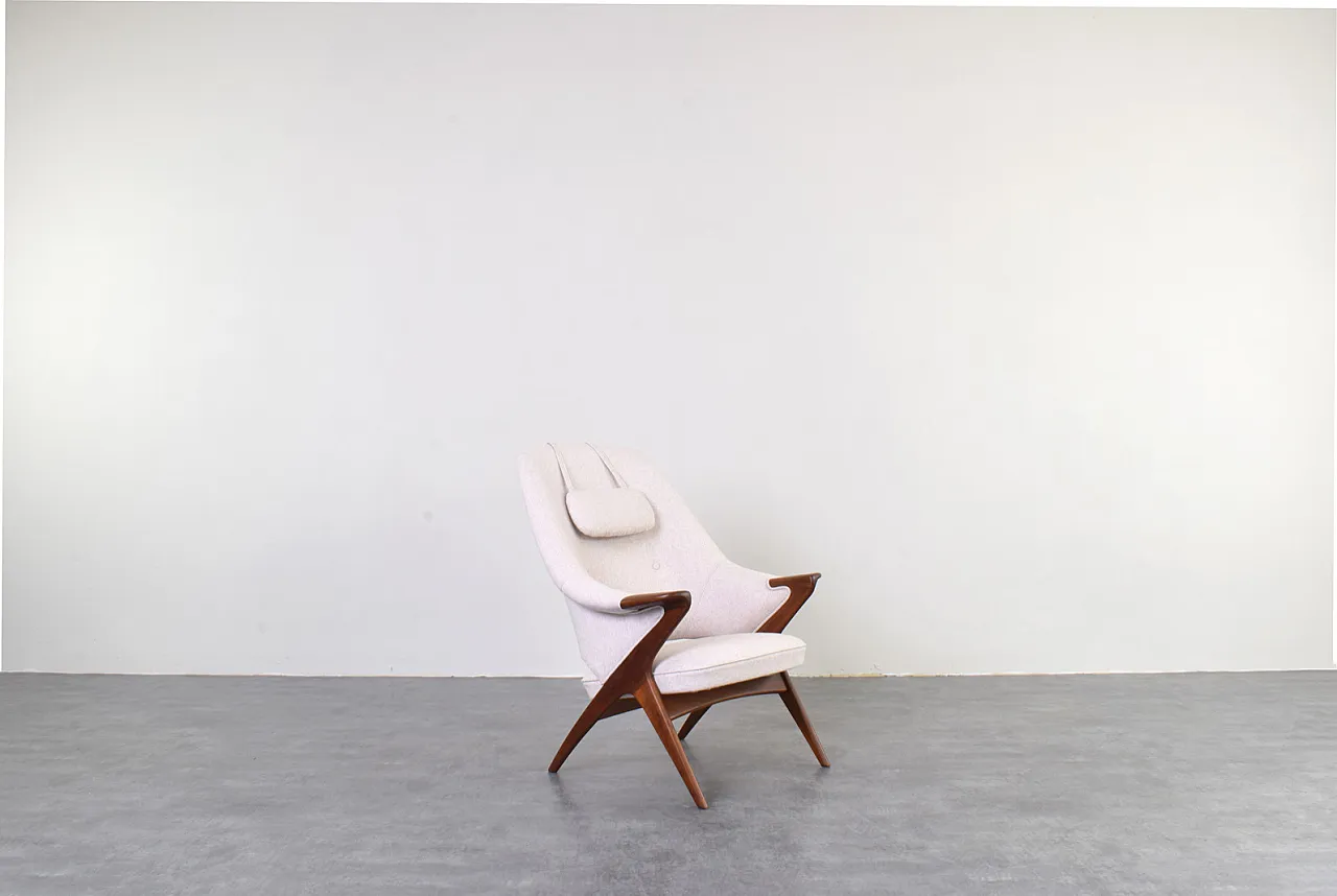 Mid-Century Teak Bravo Chair by Sigurd Resell for Rastad & Relling, 19 1