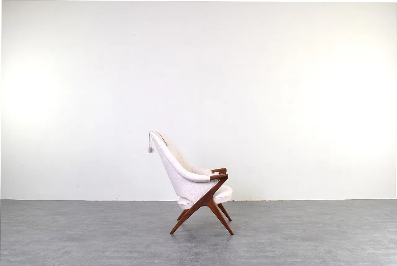 Mid-Century Teak Bravo Chair by Sigurd Resell for Rastad & Relling, 19 3