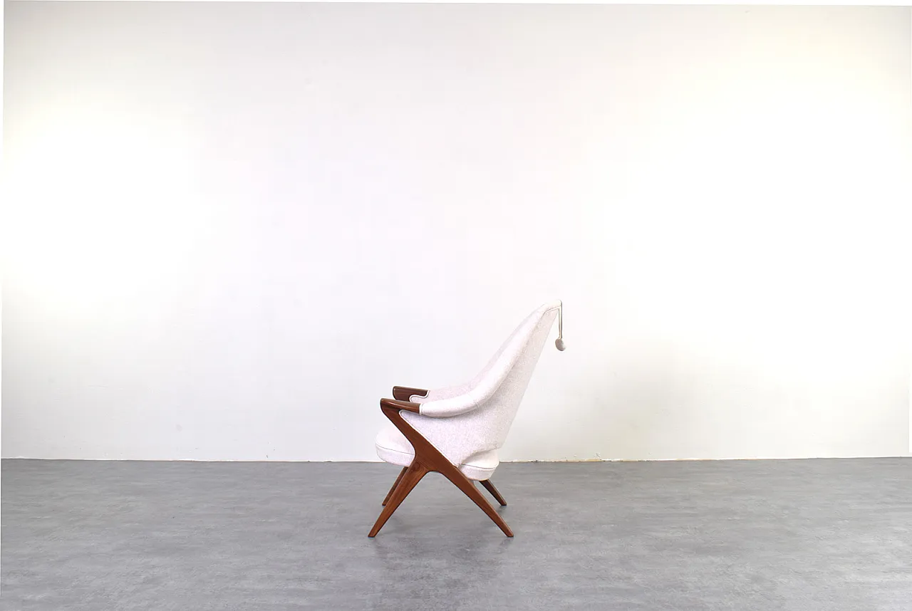 Mid-Century Teak Bravo Chair by Sigurd Resell for Rastad & Relling, 19 4