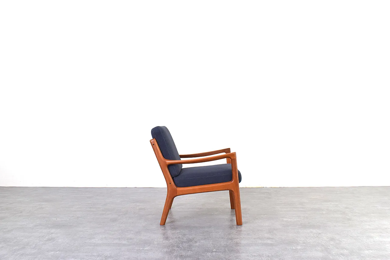 Mid-Century teak armchairs by Ole Wanscher for France & Son, 1950 7