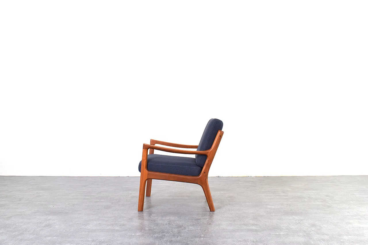 Mid-Century teak armchairs by Ole Wanscher for France & Son, 1950 8