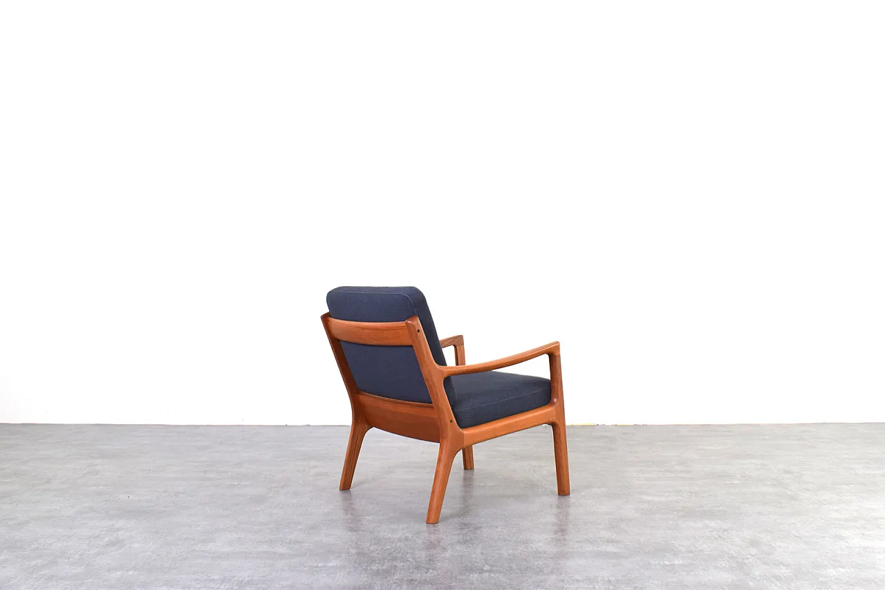 Mid-Century teak armchairs by Ole Wanscher for France & Son, 1950 9