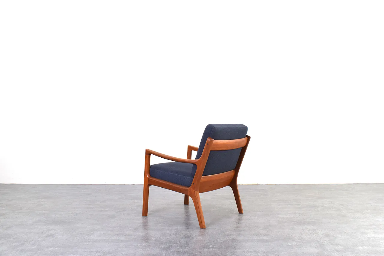 Mid-Century teak armchairs by Ole Wanscher for France & Son, 1950 10