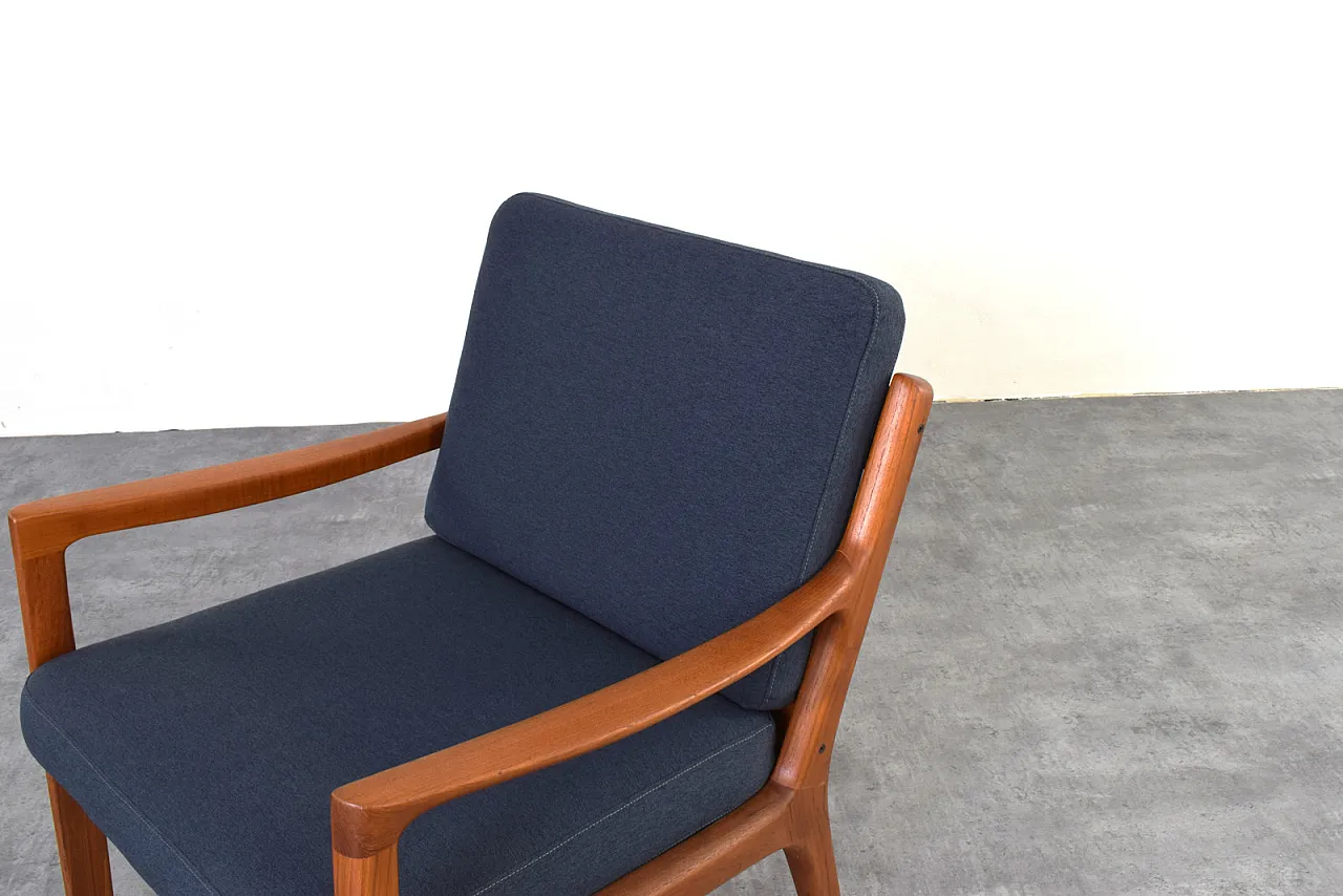 Mid-Century teak armchairs by Ole Wanscher for France & Son, 1950 13