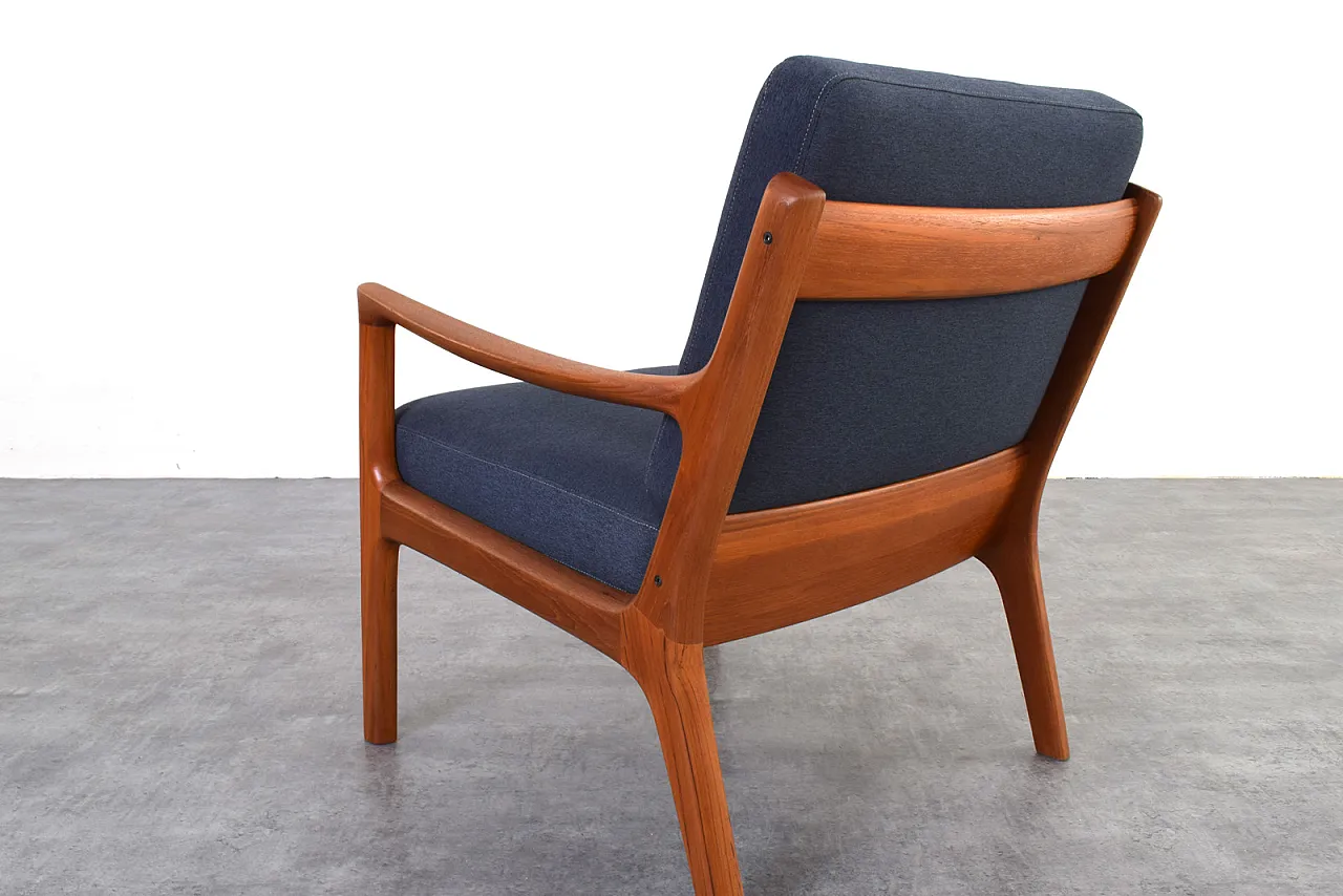 Mid-Century teak armchairs by Ole Wanscher for France & Son, 1950 14