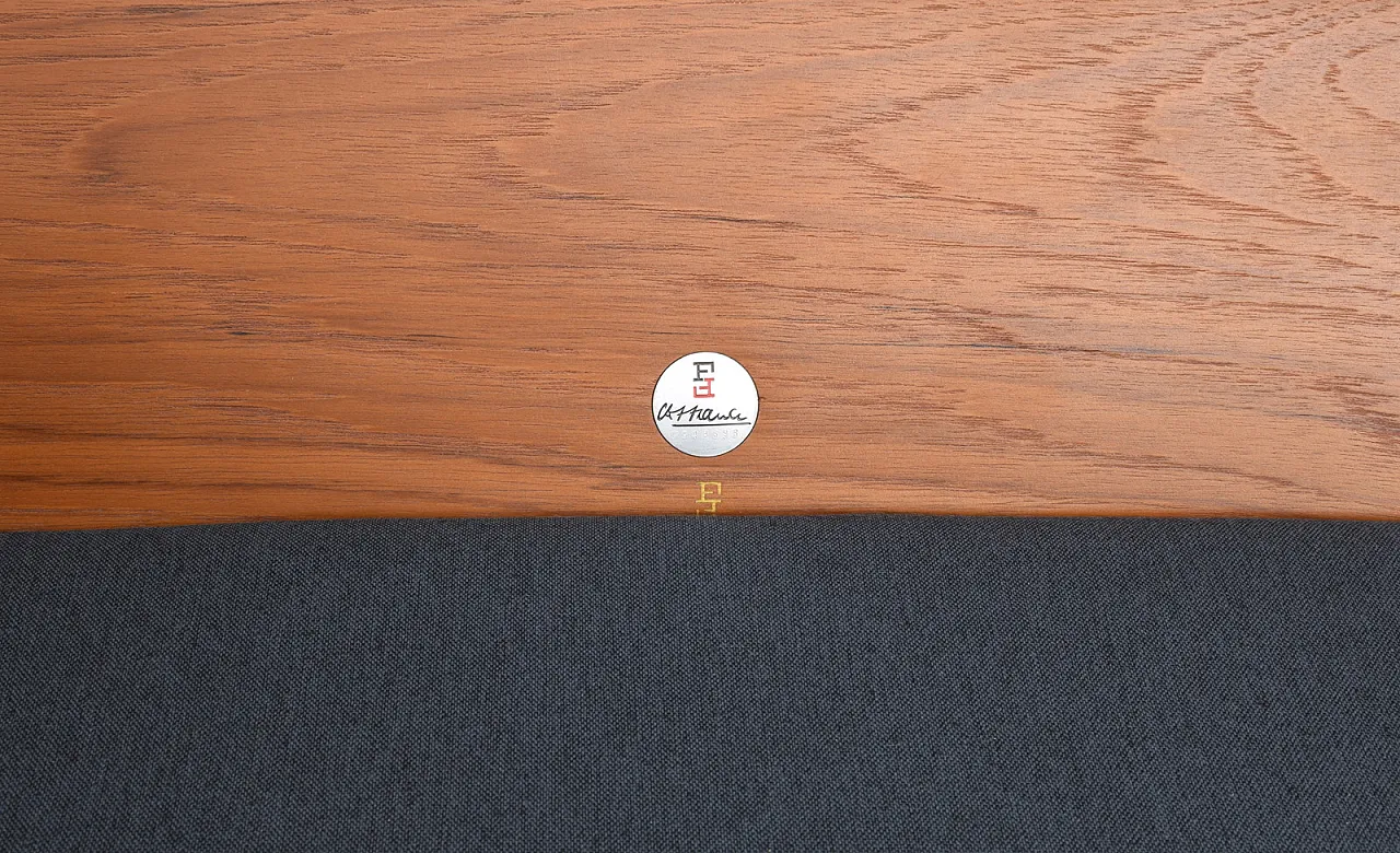 Mid-Century teak armchairs by Ole Wanscher for France & Son, 1950 15