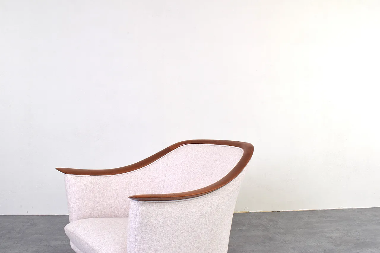 Poltrone di Fredrik A. Kayser per Vatne Lenestolfabrik teak, anni '60 11