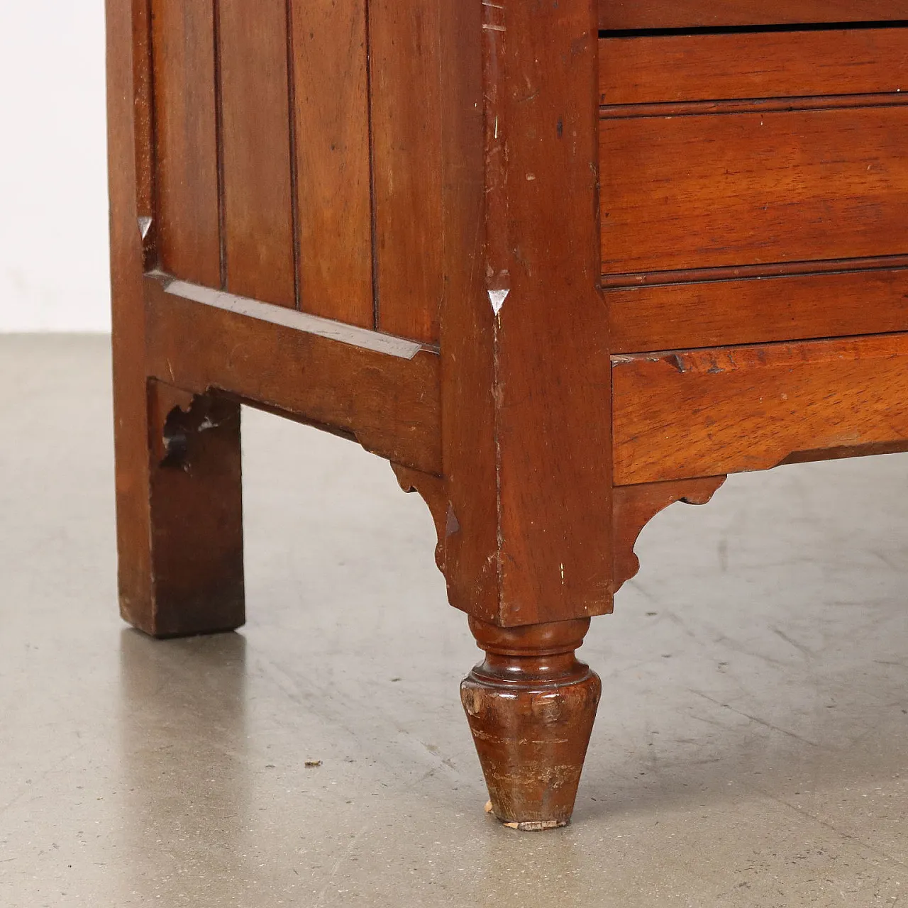 Armadio a cassetti in mogano, fine '800 8