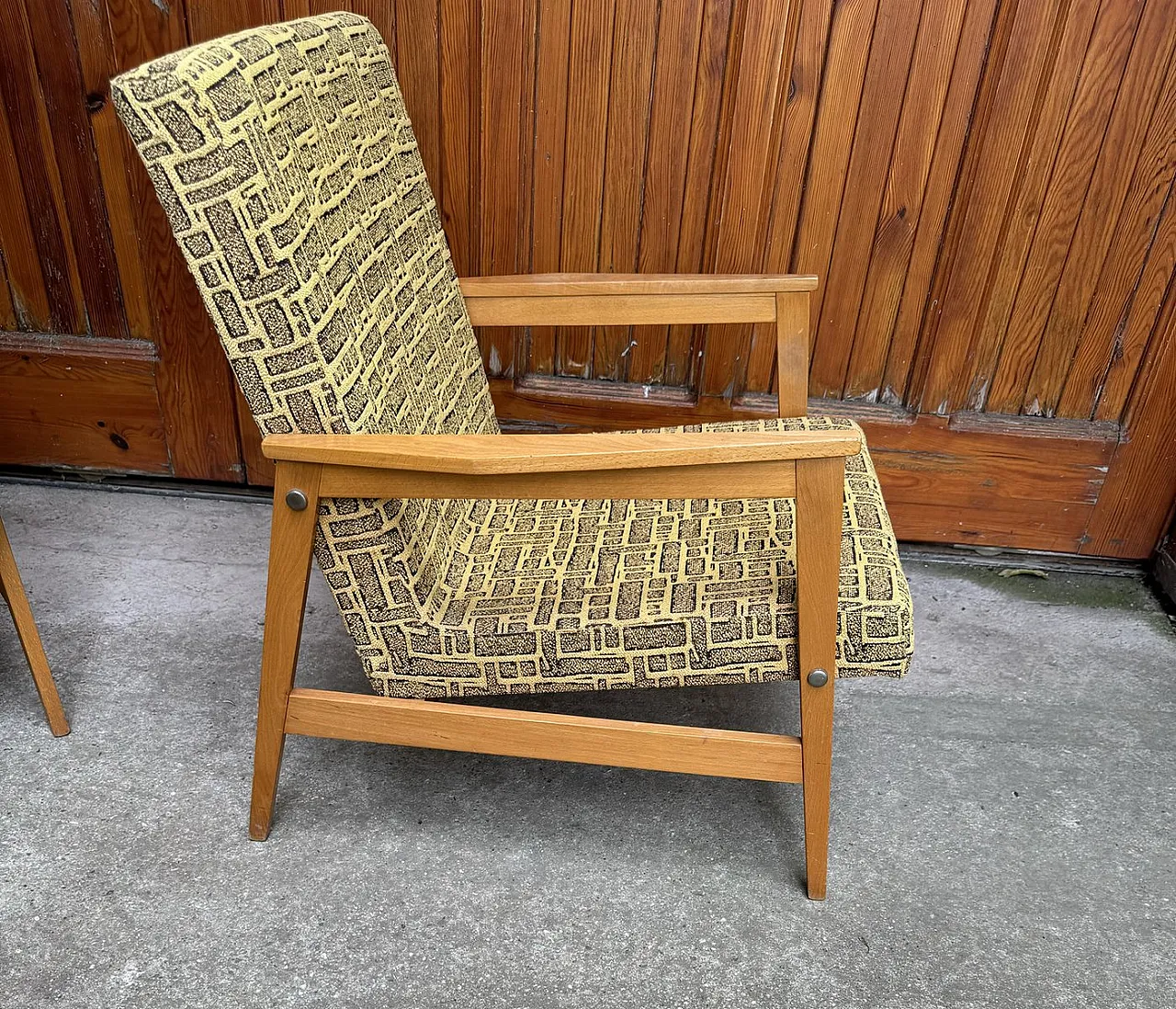 Pair of Mid-Century armchairs Györgyi, 1960s 4