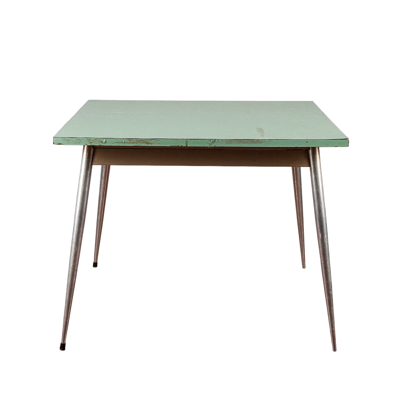Square table with green top, 1960s 8