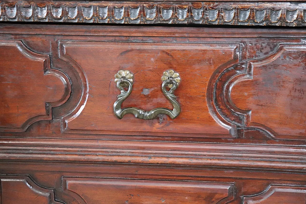 Ancient bedside table in walnut, 700 8