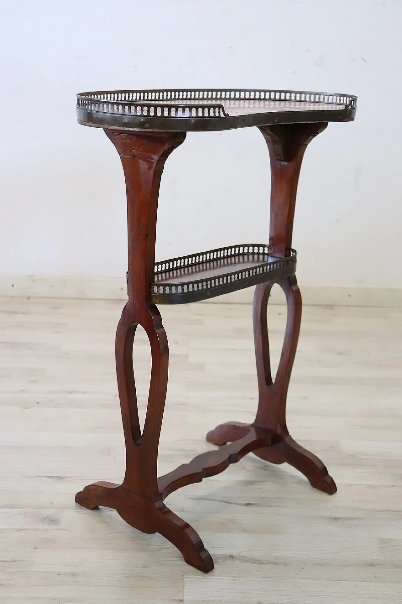 Wooden and marble table, late '800 2