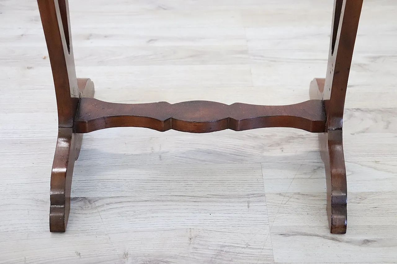 Wooden and marble table, late '800 5