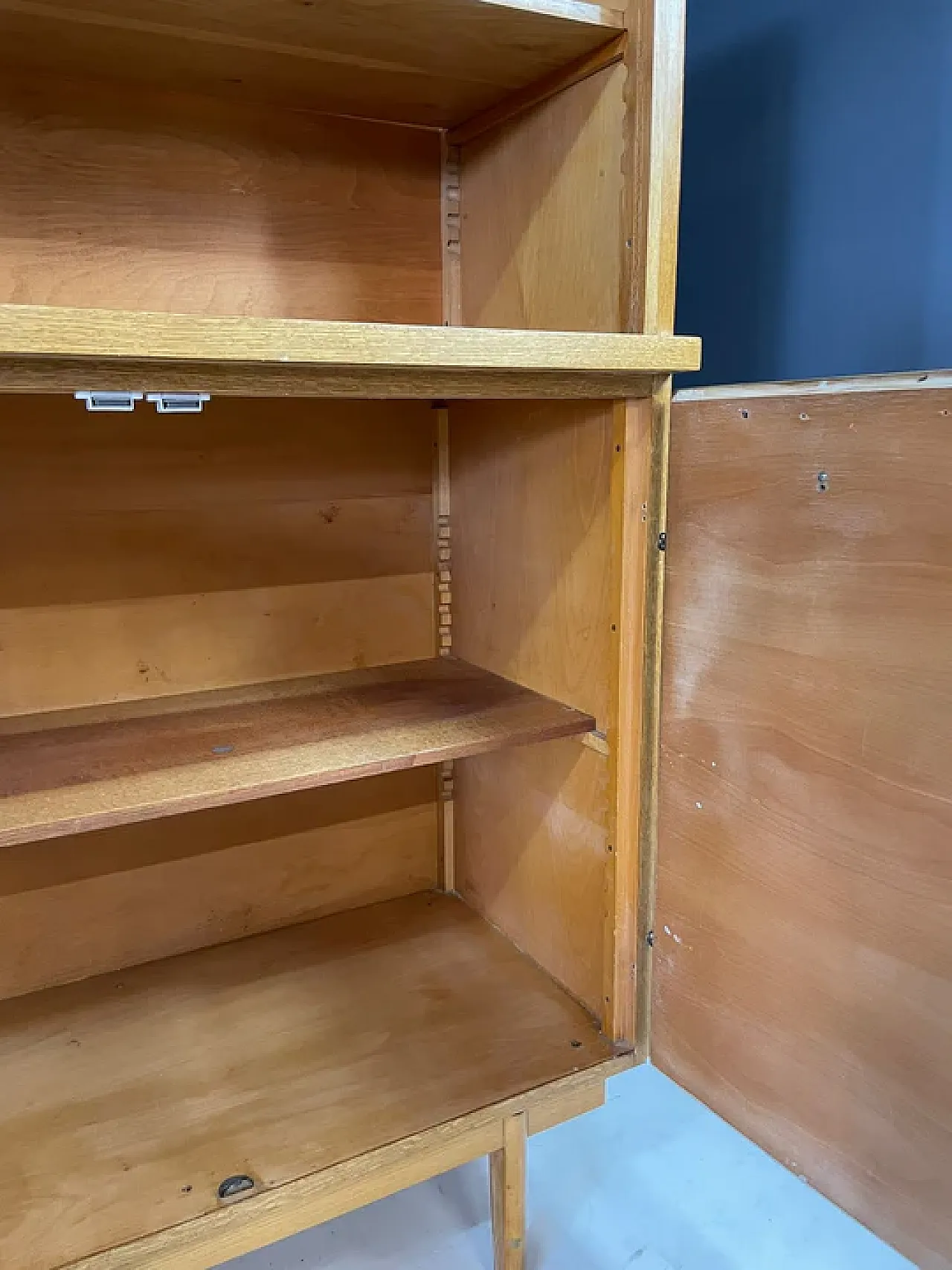 Mid-Century sideboard by Interiér Praha with tambour top, 1960s 5