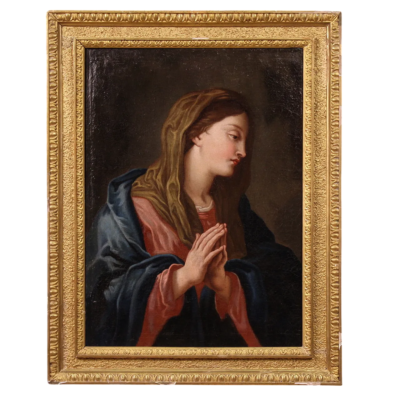 Madonna at Prayer, oil on canvas, 17th century 16