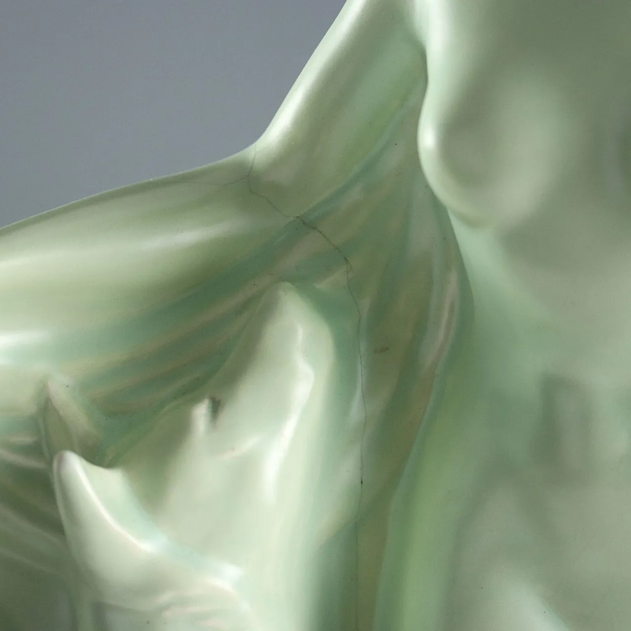 Donna con Due Cani, scultura di Louis Fontinelle, '900 6