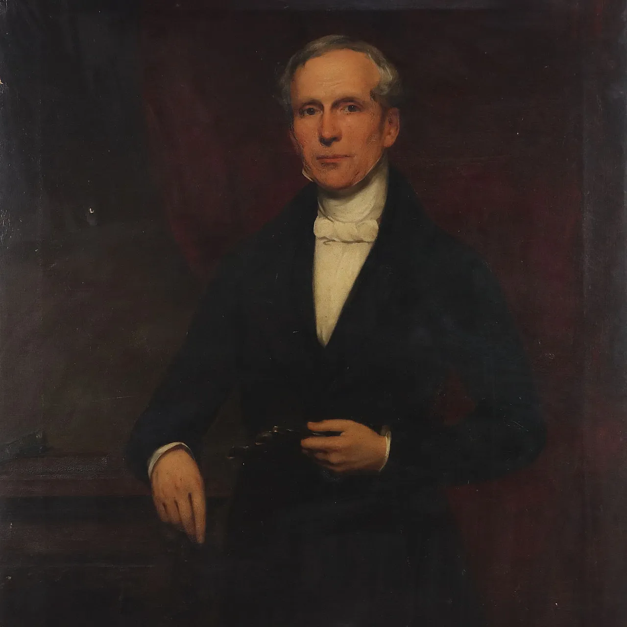 Ritratto di Lord Wood di Inchyra attribuito a John Watson Gordon, '800 3