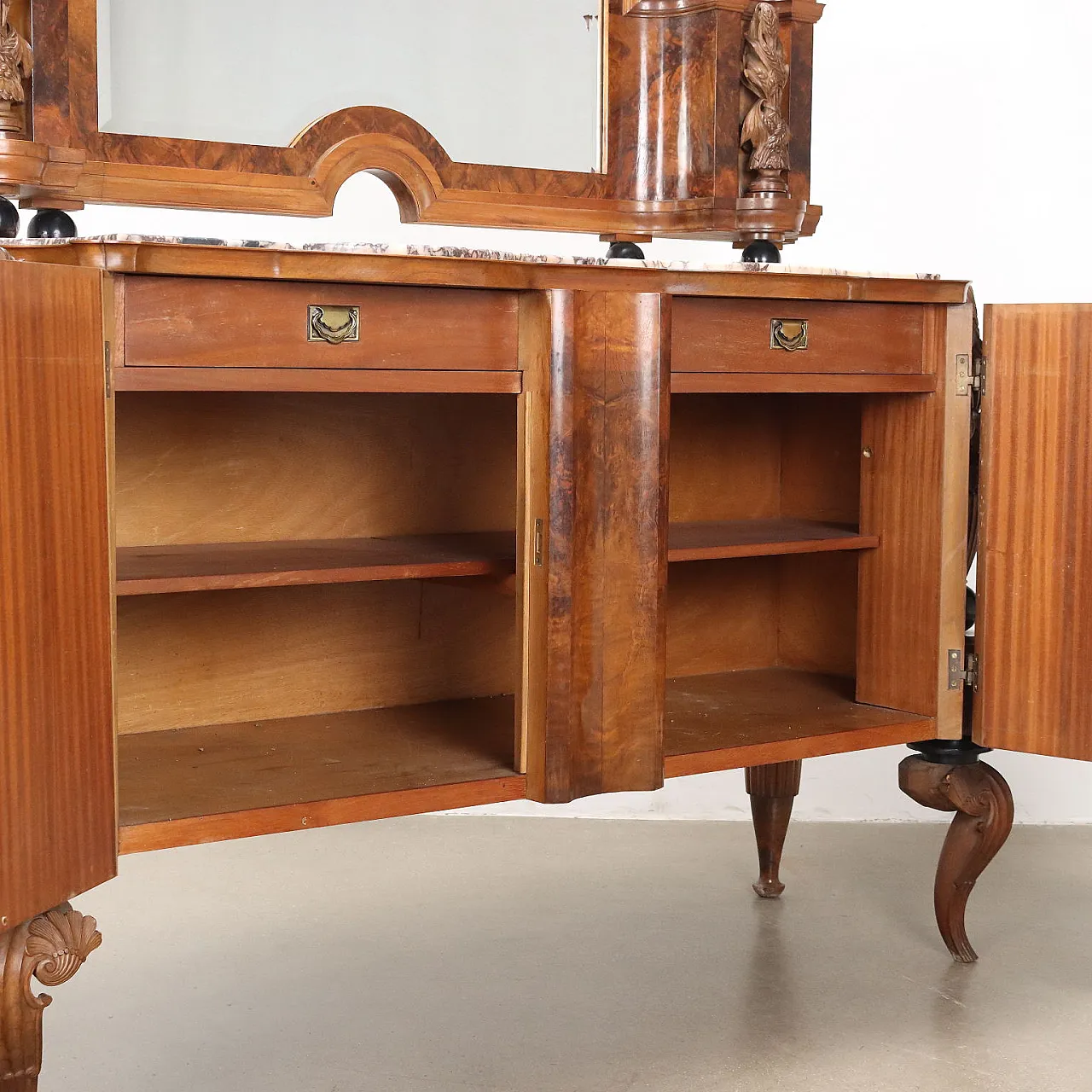 Credenza Art Decò in legno, inizi '900 3