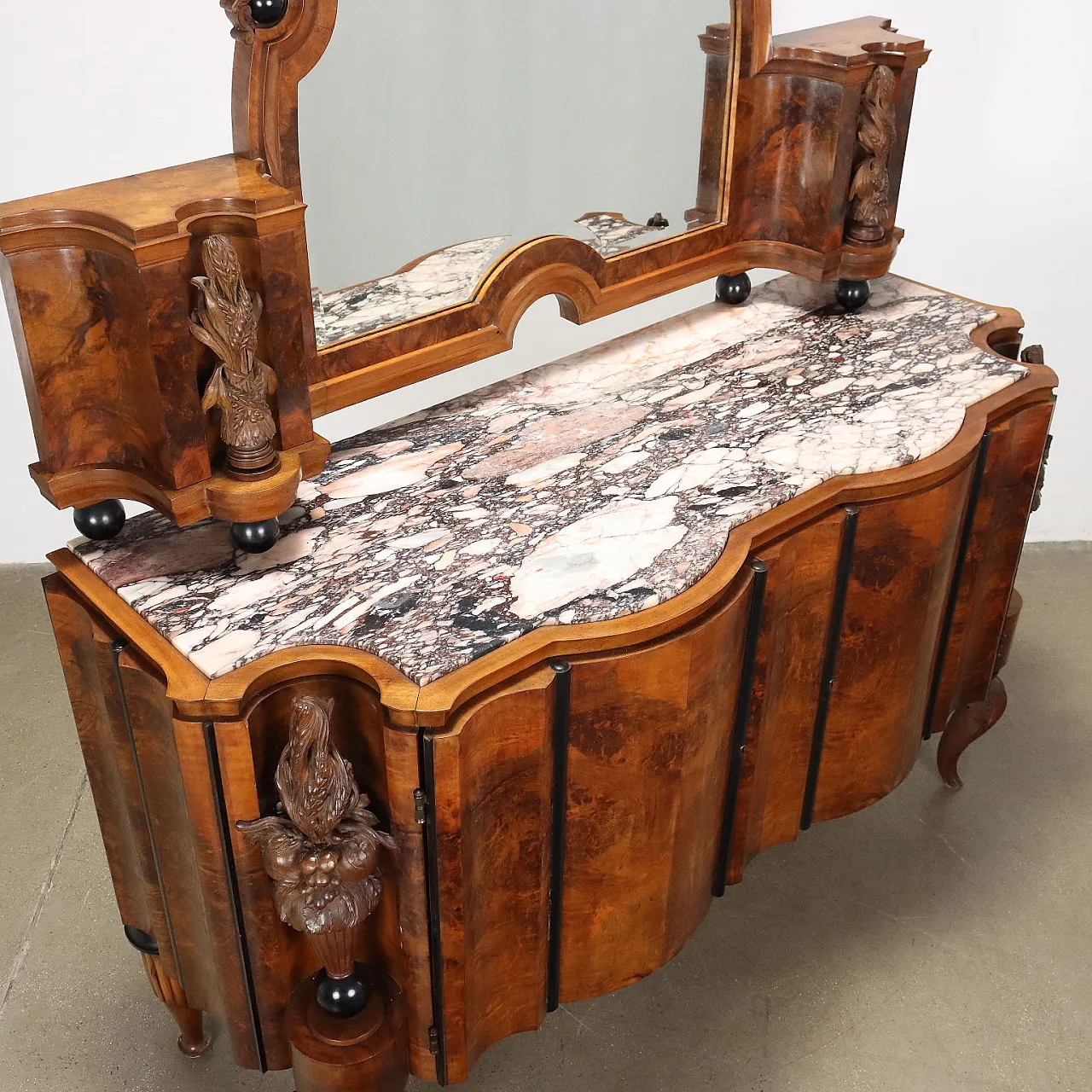 Credenza Art Decò in legno, inizi '900 10