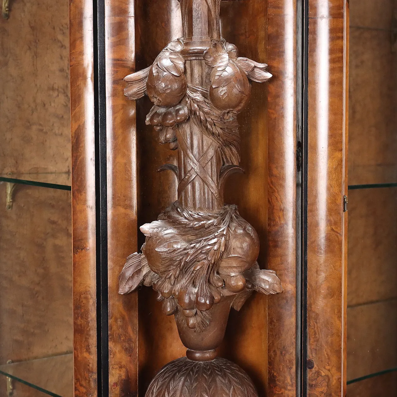 Vetrina Art Deco in noce, primo '900 5