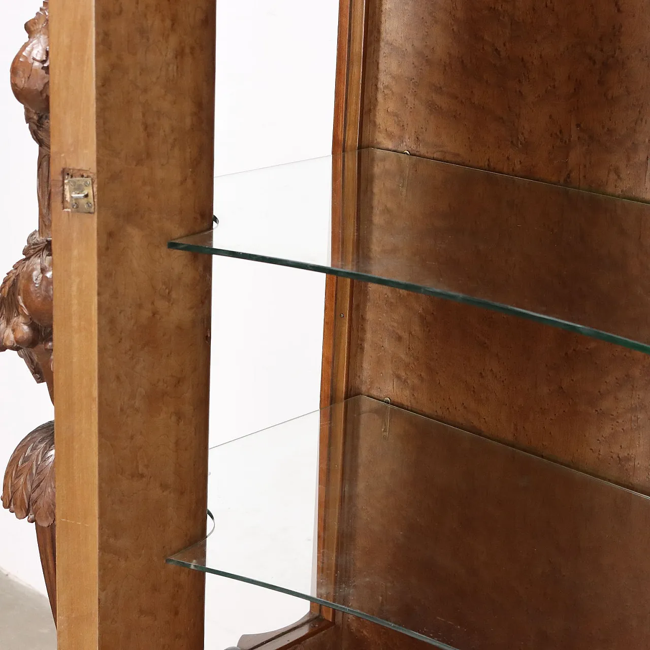 Vetrina Art Deco in noce, primo '900 8