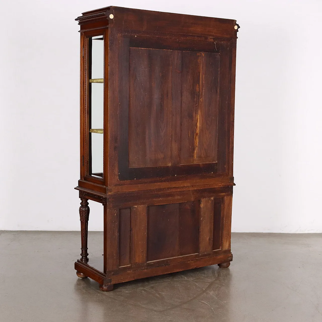 Vetrina in stile neoclassico in noce, '900 7