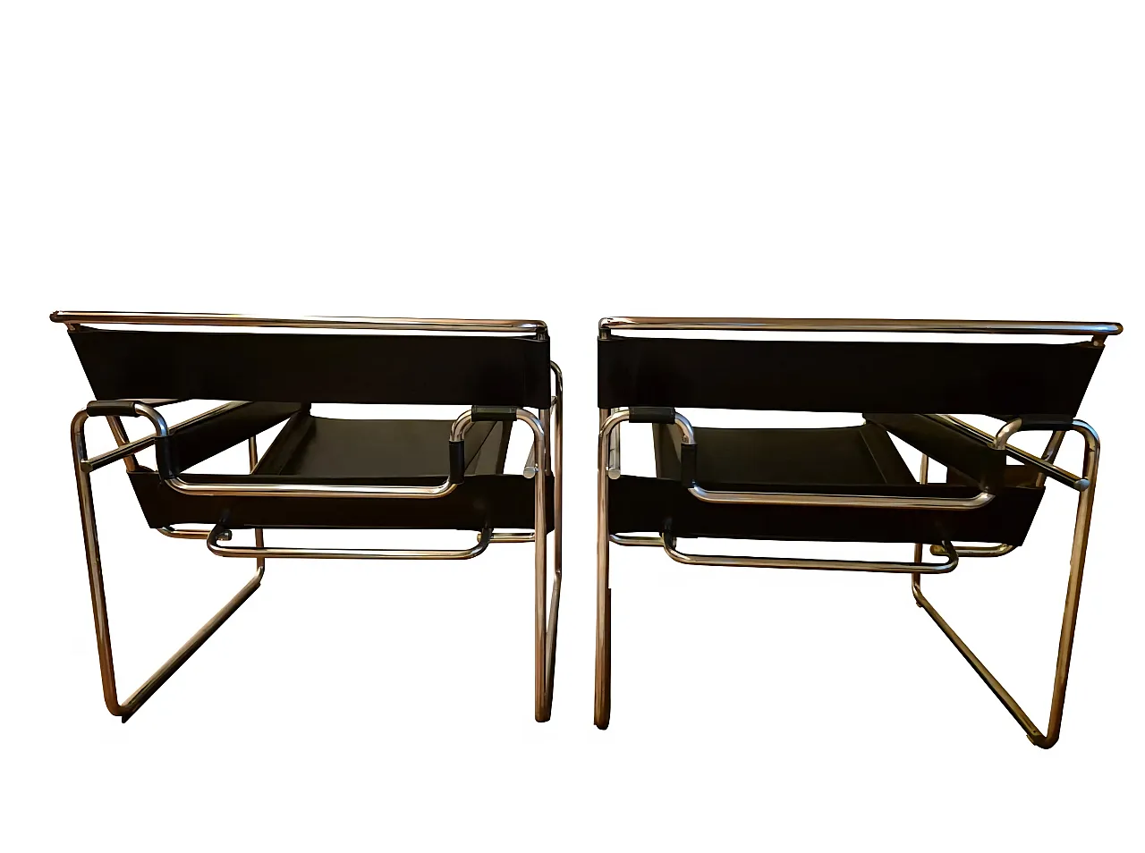 Coppia di sedie Wassily di Marcel per Gavina, fine '900 5