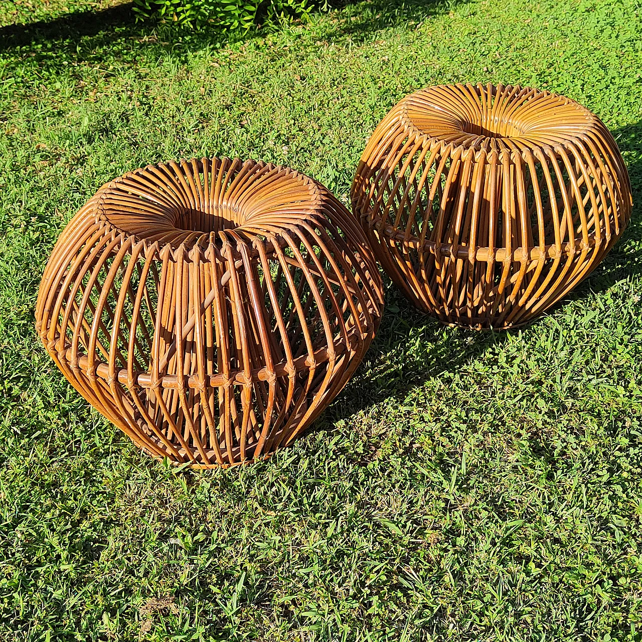 Bamboo stool, attributed to Janine Abraham and Dirk Jan Rol, 60s 3