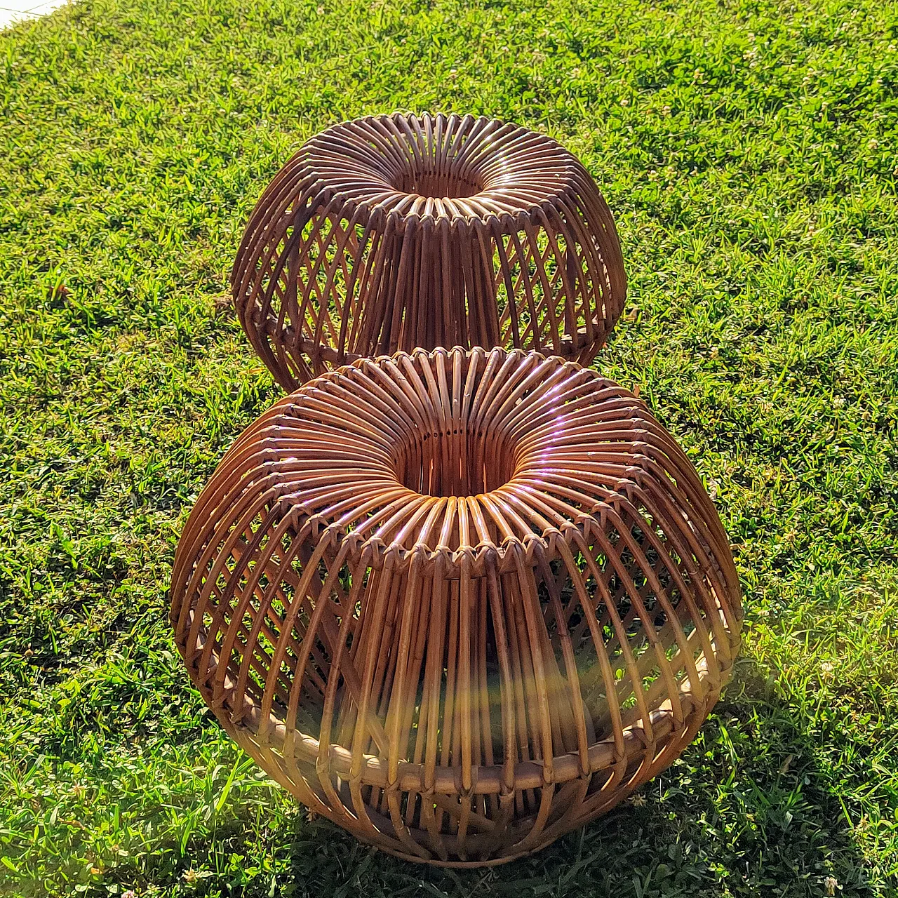Bamboo stool, attributed to Janine Abraham and Dirk Jan Rol, 60s 4