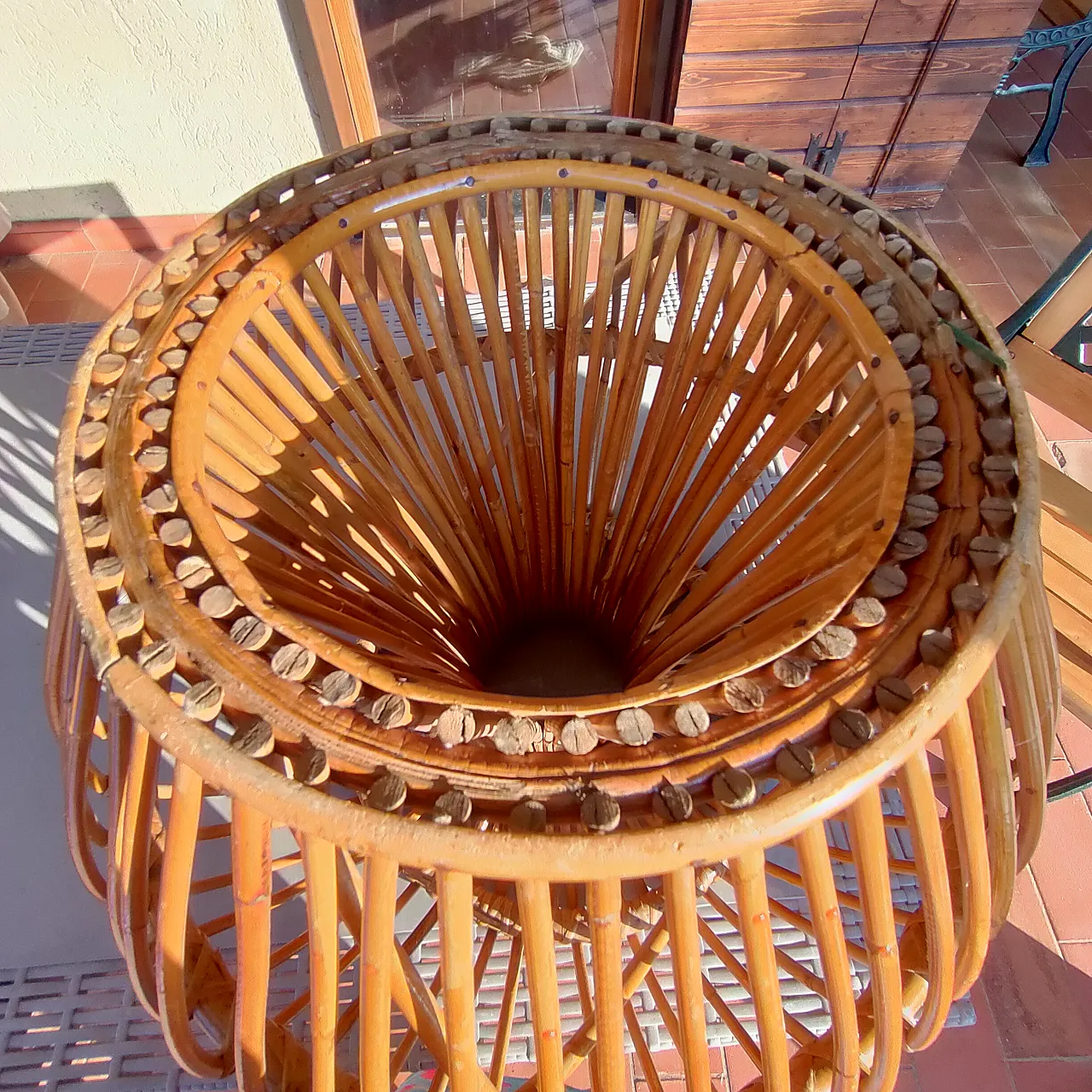 Bamboo stool, attributed to Janine Abraham and Dirk Jan Rol, 60s 7