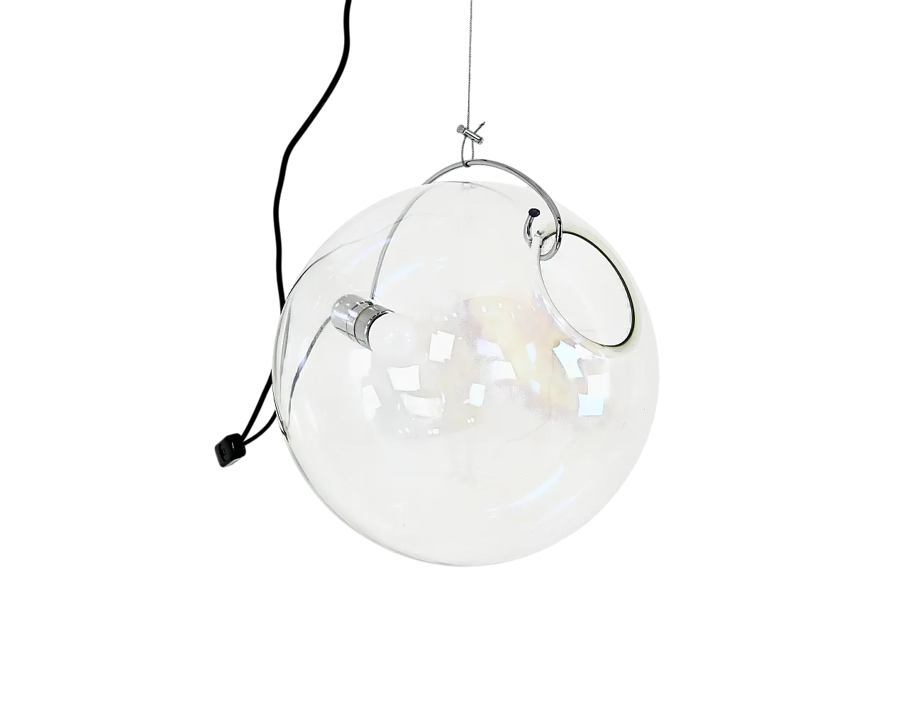 Lampada sospesa Sona di Carlo Nason per Lumenform, anni '70 9