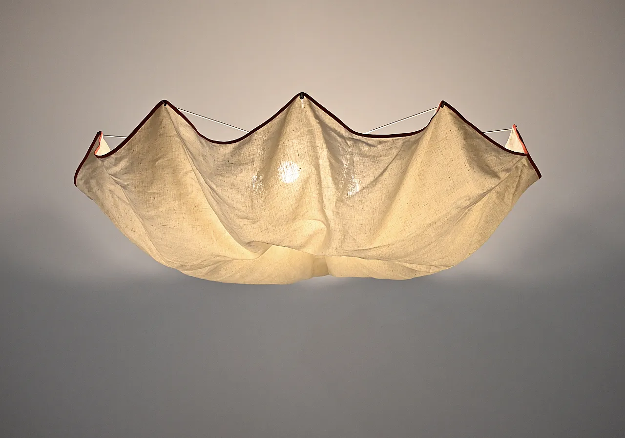 Lampada a soffitto "Celestia" di Tobia Scarpa per Flos, anni '80 4