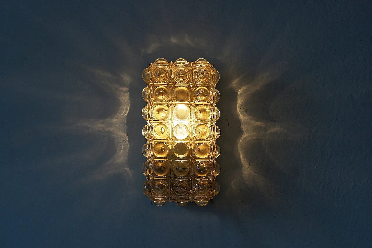 Applique Mid-Century in vetro, anni '60 4